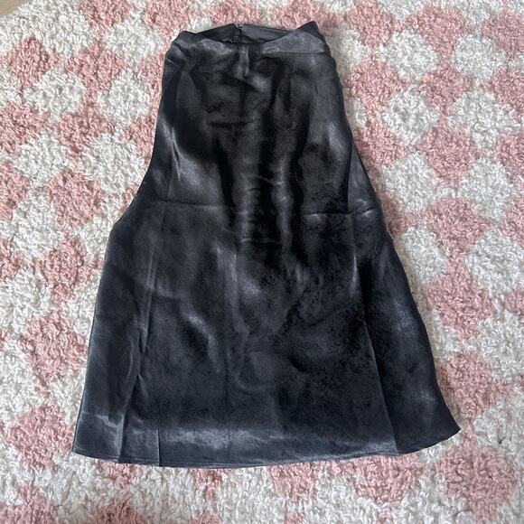 H&M Leather looking Going out Halter Top - Picture 1 of 4